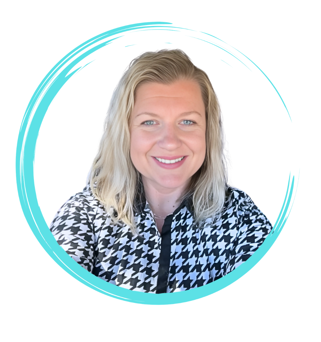 Nikki Rosenvald portrait and personal brand graphic